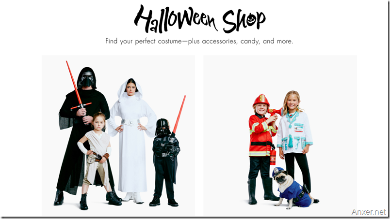 Tienda de disfraces de Halloween en Amazon